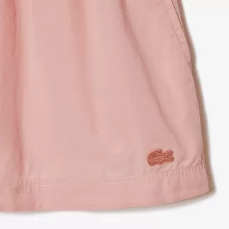 Lacoste bomuldspoplinshorts til kvinder