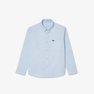 Lacoste kontrastlommeskjorte til børn