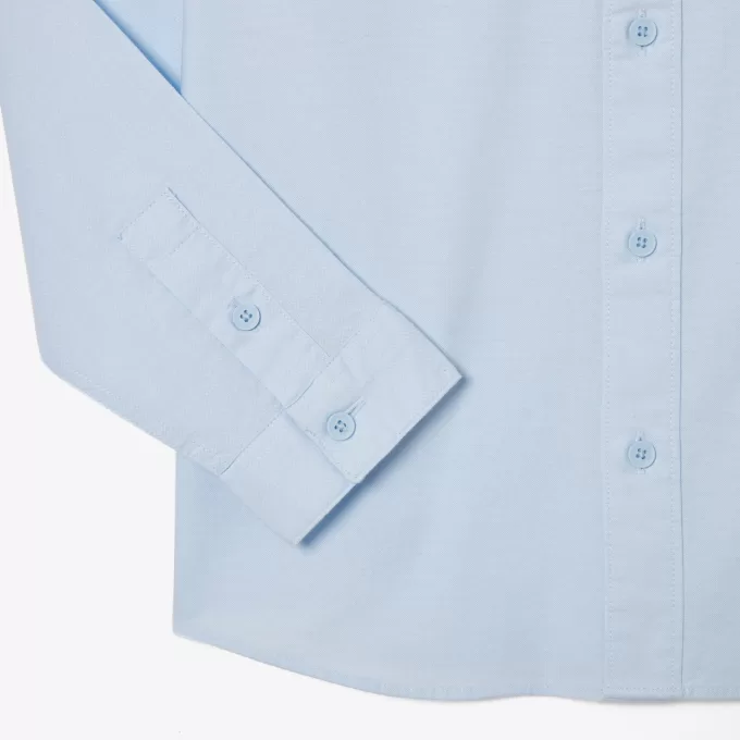 Lacoste kontrastlommeskjorte til børn