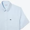 Lacoste kortærmet linnedskjorte til mænd