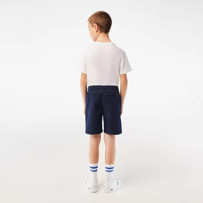 Lacoste letvægts Gabardine Bermuda-shorts i bomuld til drenge