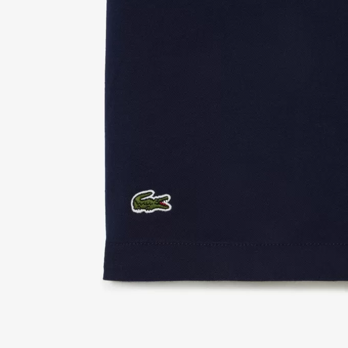Lacoste letvægts Gabardine Bermuda-shorts i bomuld til drenge