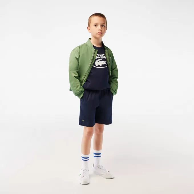 Lacoste letvægts Gabardine Bermuda-shorts i bomuld til drenge