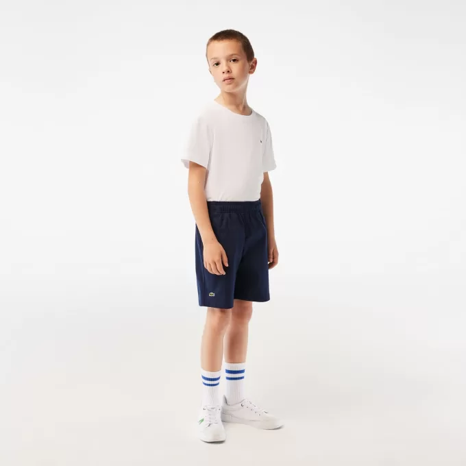 Lacoste letvægts Gabardine Bermuda-shorts i bomuld til drenge