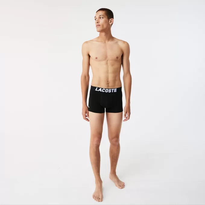 Lacoste mærket jersey trunk tre-pak til mænd