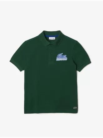Lacoste økologisk bomulds poloshirt med kontrasttryk til børn