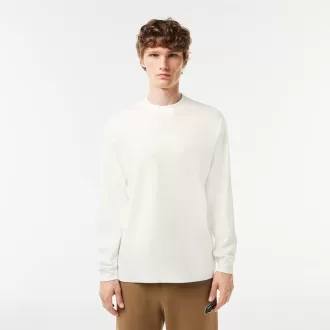 Langærmet Loose Fit T-shirt i bomuld