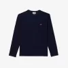 Langærmet Pima T-shirt i bomuld