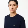 Langærmet Pima T-shirt i bomuld