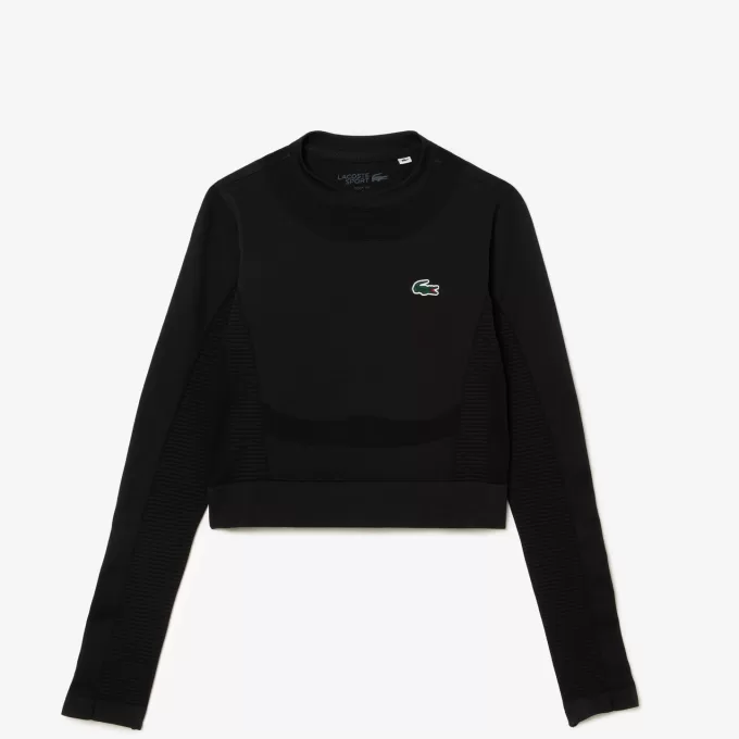 Langærmet Seamless Sport Crop Top