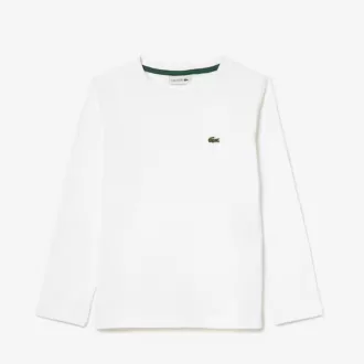 Langærmet T-shirt i bomuld