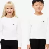Langærmet T-shirt i bomuld