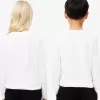 Langærmet T-shirt i bomuld