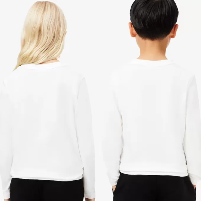 Langærmet T-shirt i bomuld