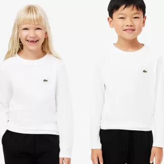 Langærmet T-shirt i bomuld
