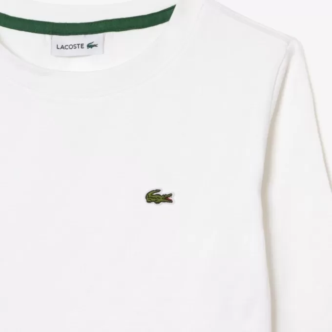 Langærmet T-shirt i bomuld