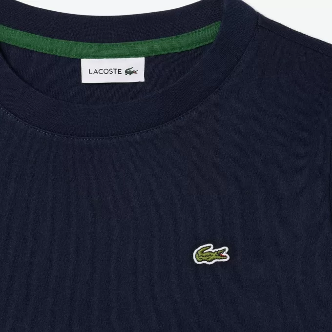 Langærmet T-shirt i bomuld