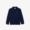Langærmet piqué poloshirt
