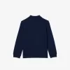 Langærmet piqué poloshirt