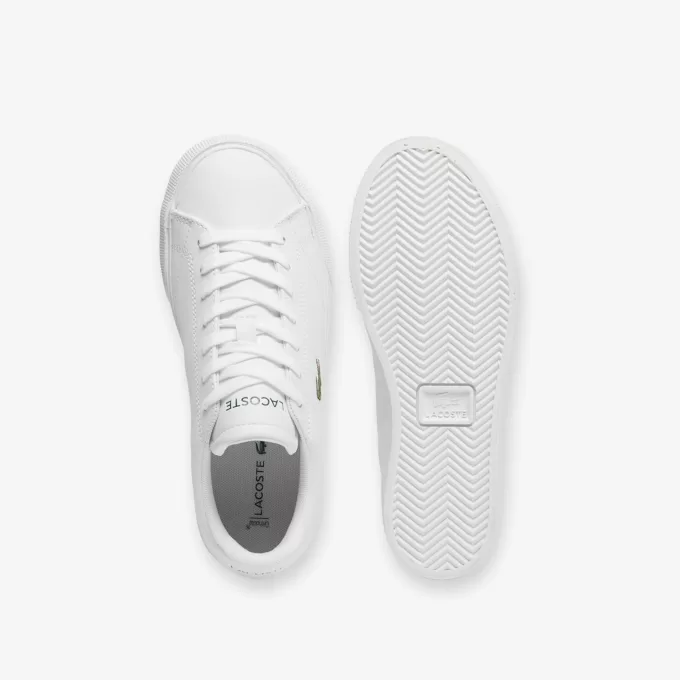 Lerond sæt lædersneakers til kvinder