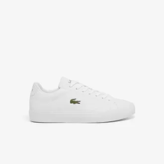 Lerond sæt lædersneakers til kvinder