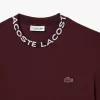 Letvægts T-shirt med Jacquard-hals i piqué