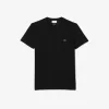 Letvægts T-shirt med Pima V-hals i bomuld