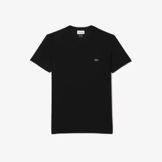 Letvægts T-shirt med Pima V-hals i bomuld Letvægts T-shirt med Pima V-hals i bomuld