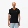 Letvægts T-shirt med Pima V-hals i bomuld