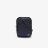 Lille flad crossbody-taske til mænd med LCST-belagt lærred
