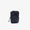 Lille flad crossbody-taske til mænd med LCST-belagt lærred