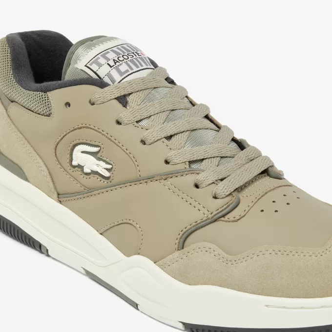 Lineshot lædersneakers til mænd