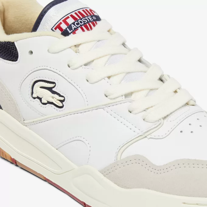 Lineshot lædersneakers til mænd