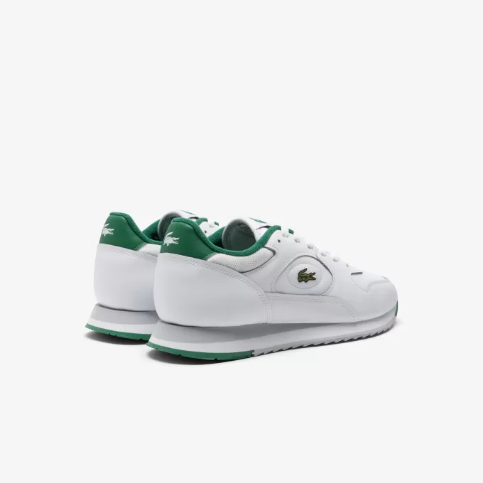 Linetrack lædersneakers til mænd
