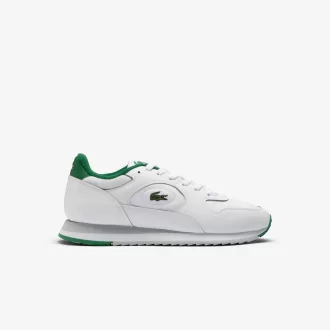 Linetrack lædersneakers til mænd