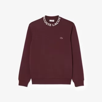 Logo Jacquard sweatshirt med rund hals