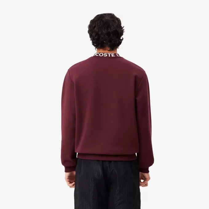 Logo Jacquard sweatshirt med rund hals