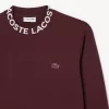 Logo Jacquard sweatshirt med rund hals