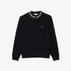 Logo Jacquard sweatshirt med rund hals