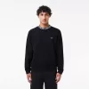 Logo Jacquard sweatshirt med rund hals