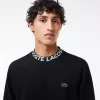 Logo Jacquard sweatshirt med rund hals