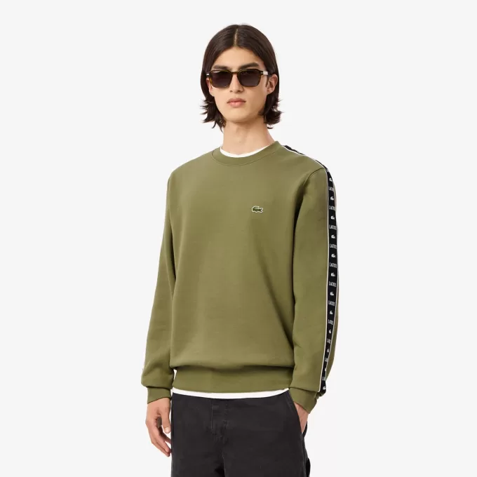 Logo Strip Sweatshirt med rund hals