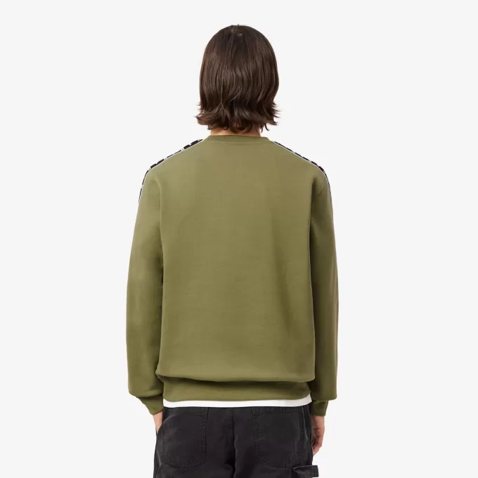 Logo Strip Sweatshirt med rund hals