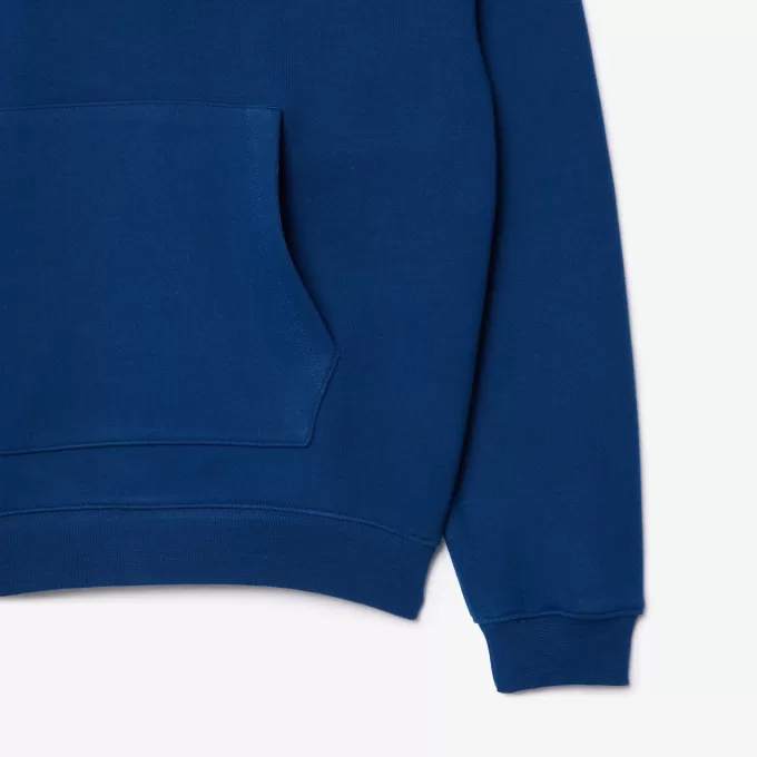 Loose Fit Badge Accent Hættetrøje