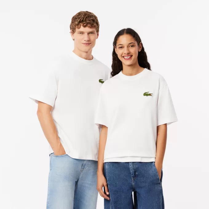 Loose Fit Heavy Cotton Badge T-shirt Loose Fit Heavy Cotton Badge T-shirt