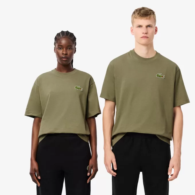 Loose Fit Heavy Cotton Badge T-shirt