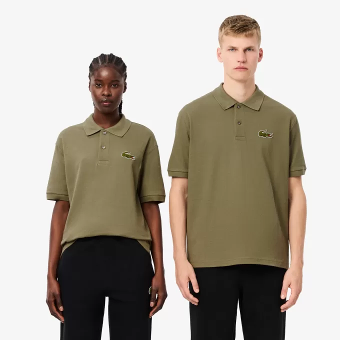 Loose Fit L.12.12 Piqué Badge Polo Shirt