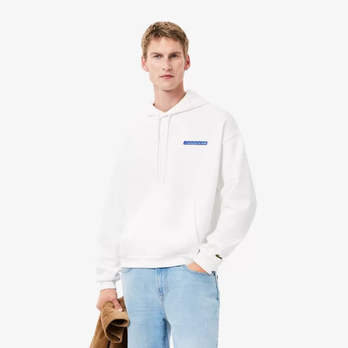 Loose Fit Print hættetrøje