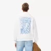 Loose Fit Print hættetrøje