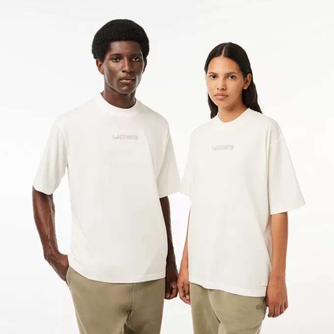 Loose Fit T-shirt i bomuldsjersey